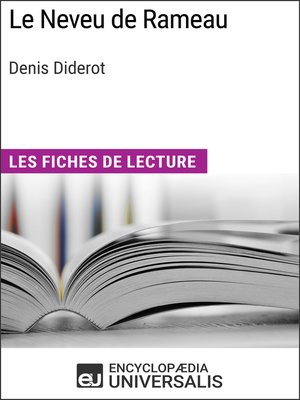 cover image of Le Neveu de Rameau de Denis Diderot
